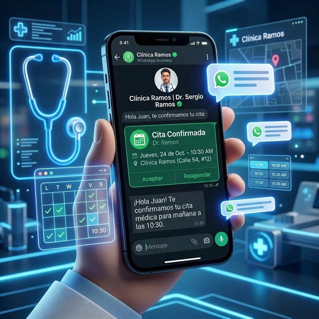 Automatización de WhatsApp para profesionales de la salud