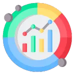 Icono de estrategias basadas en datos para servicios de marketing digital