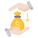 Icono de optimización de presupuesto para servicios SEM en Google Ads