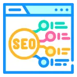 Icono que representa los pilares fundamentales del SEO