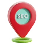 Icono de SEO Local para servicios de diseño web